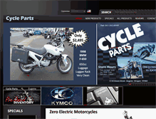 Tablet Screenshot of cyclepartstriumph.com
